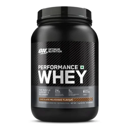Optimum Nutrition (ON) Performance Whey Protein Powder - 1 Kg (2.2 Lb), Chocolate Milkshake