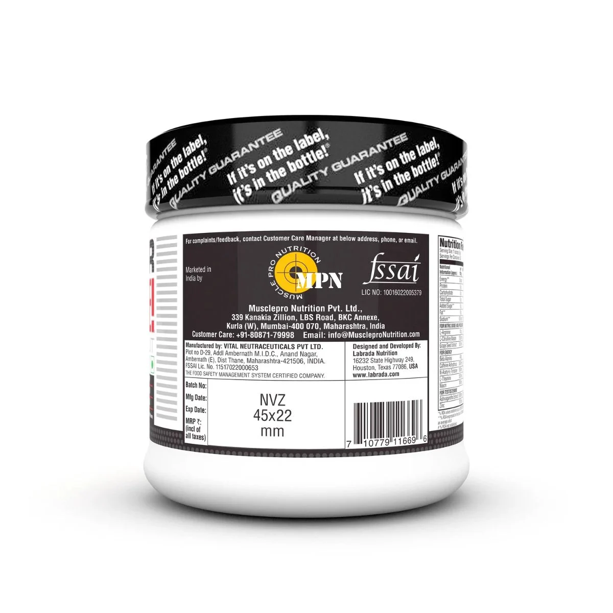 Labrada Super Charge Pre-Workout