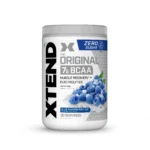 Xtend BCAA Intra Workout Catalyst is a scientifically formulated supplement designed to enhance workout performance and support muscle recovery. This advanced intra-workout formula contains a powerful 7g blend of Branched Chain Amino Acids (BCAAs) in a 2:1:1 ratio of Leucine, Isoleucine, and Valine, proven to help build and repair muscle tissue, reduce fatigue, and improve endurance during intense training sessions. Additionally, Xtend includes 2.5g of L-Glutamine and 1g of Citrulline Malate per serving to promote optimal recovery and improve nitric oxide levels for better blood flow, delivering more nutrients to the muscles. With zero sugar, carbs, or calories, Xtend BCAA is perfect for fitness enthusiasts who want to maximize their performance without any unwanted additives. Key Features: 7g of BCAAs in a clinically researched 2:1:1 ratio Supports muscle growth and recovery Enhances endurance and reduces fatigue Includes L-Glutamine and Citrulline Malate for faster recovery and improved blood flow Zero sugar, carbs, and calories Delicious flavors, mix easily with water Xtend BCAA is the ultimate intra-workout catalyst to fuel your performance and help you achieve your fitness goals.
