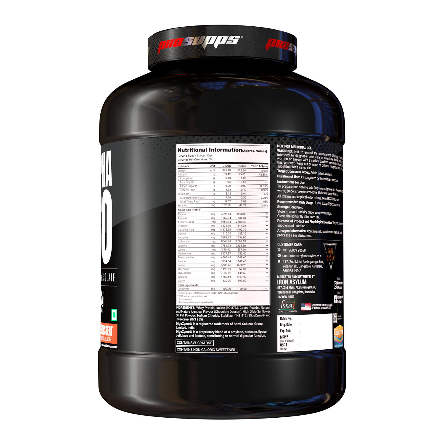 Prosupps Alpha Iso Premium Whey Isolate - Image 4